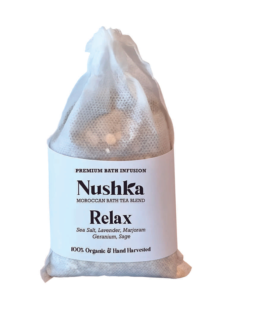relax bath tea