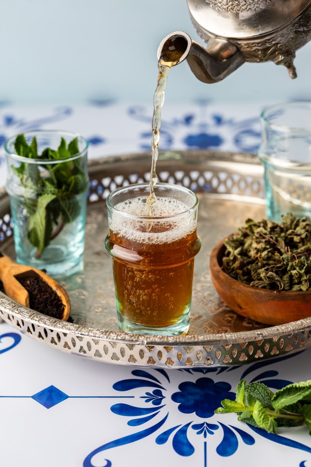 shop black tea with mint
